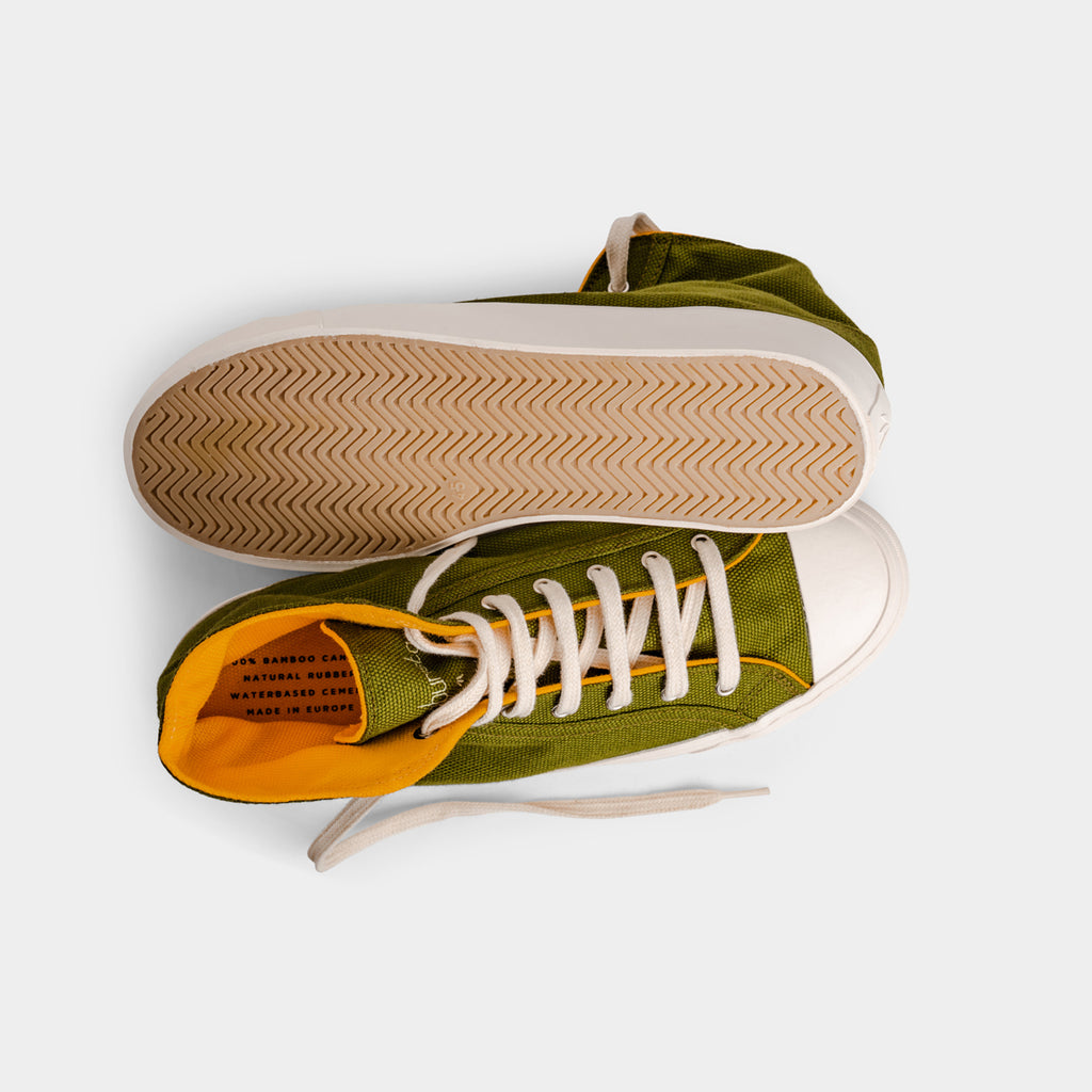 Grasshopper High –  Paradiso Moss –  Men's High Sneakers
